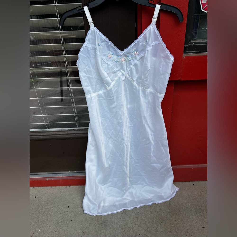 Vintage Lady Lynne Slip Dress Lingerie, Size Small
